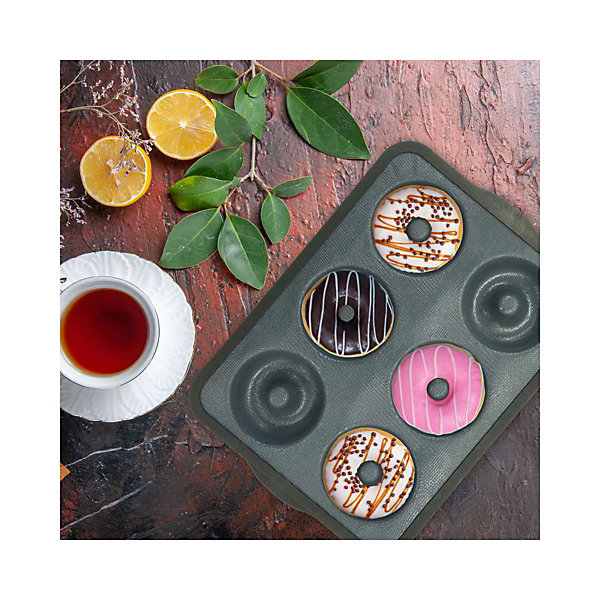 Moule 6 donuts 36 x 26 cm Zenker Silicone fibre de verre