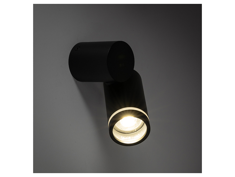 Spot Jet Black 12 cm metalowa czarna