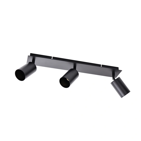 Spotstrahler »Fjell«, 3 x 25 W, GU10, Metall, schwarz