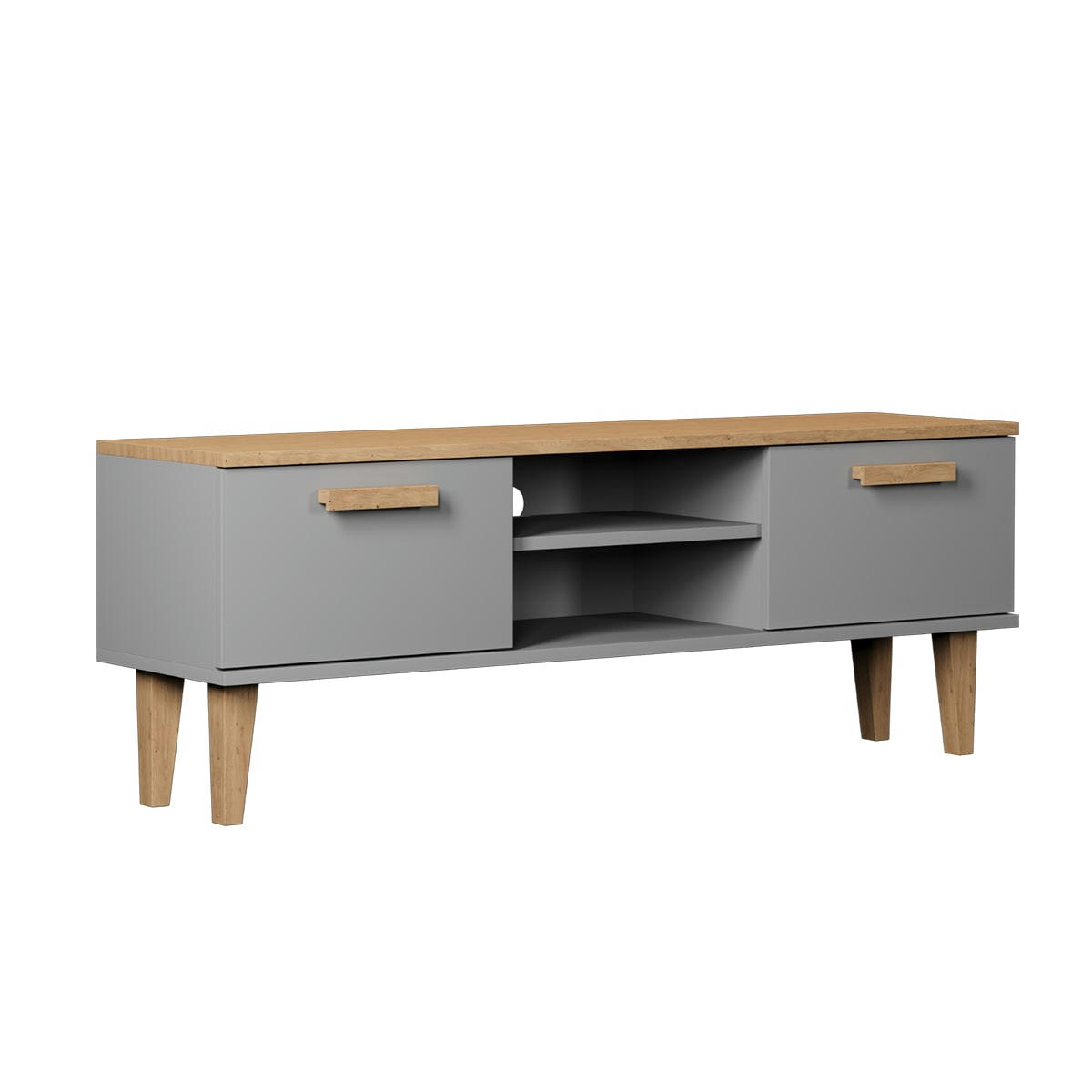 - Meuble tv 120 cm gris