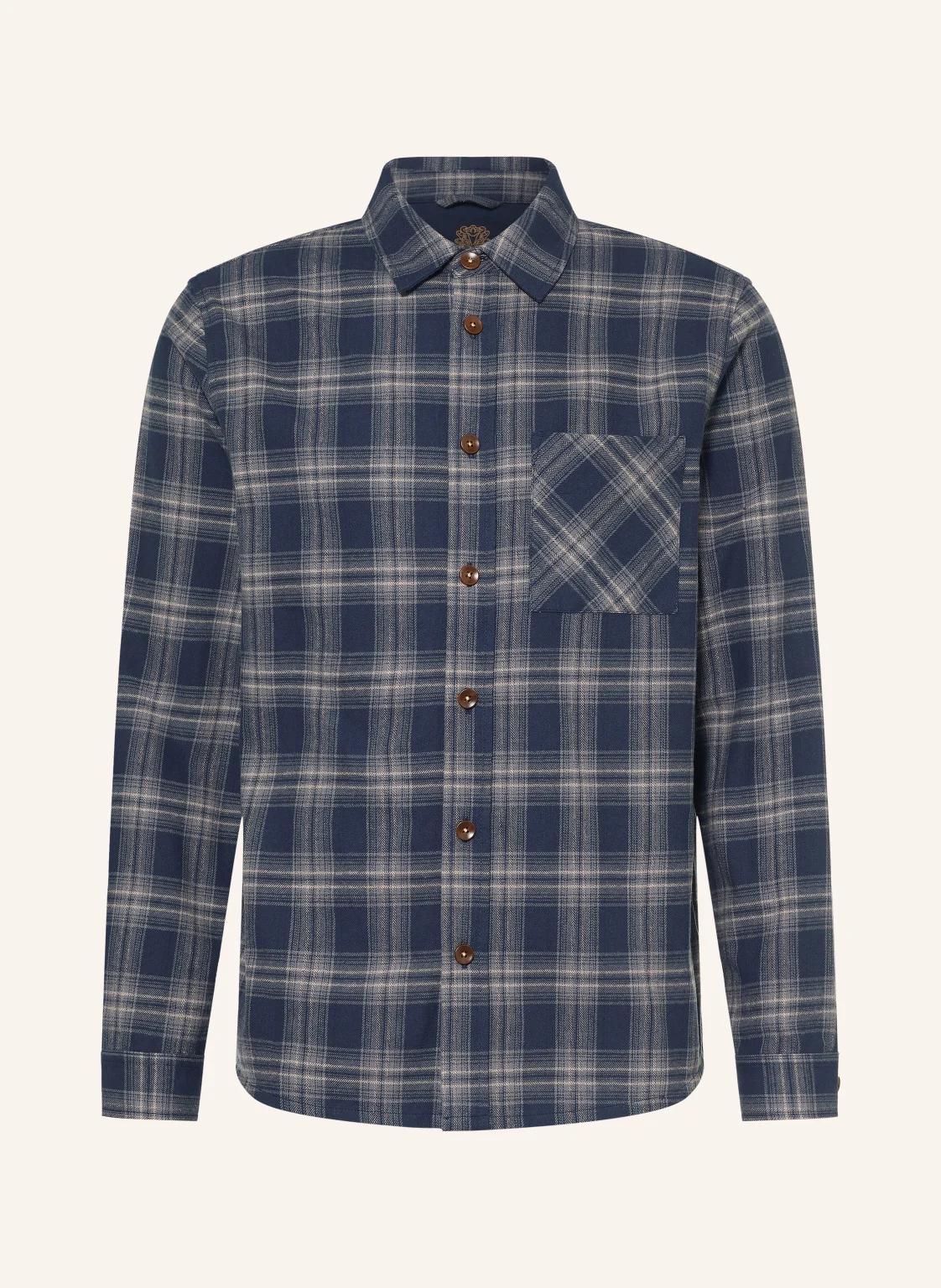 MOS MOSH Gallery Overshirt MMGDAVID aus Flanell