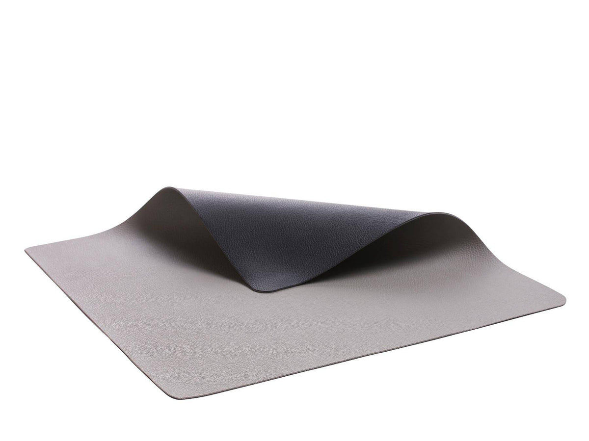 Bitz Placemat Zwart/ Bruin (set van 4)