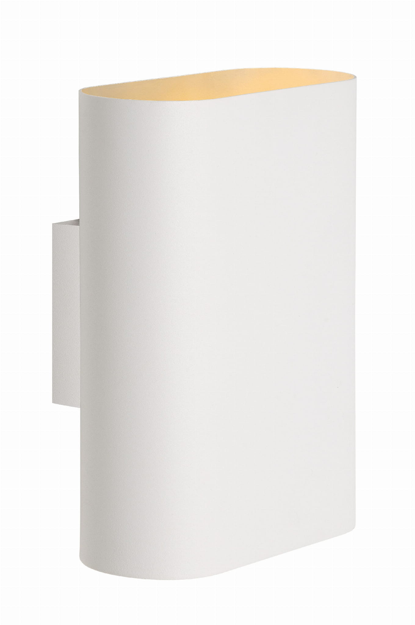 Kinkiet biały OVALIS 2xE14x9W wym:20x16x9cm IP20 Lucide