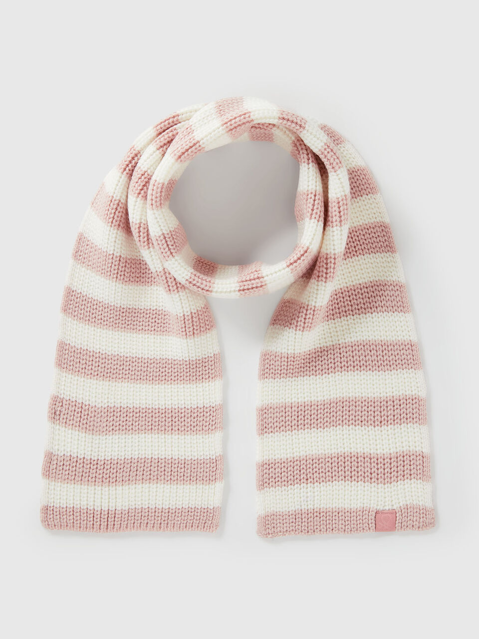 Scarf with multicolor stripes