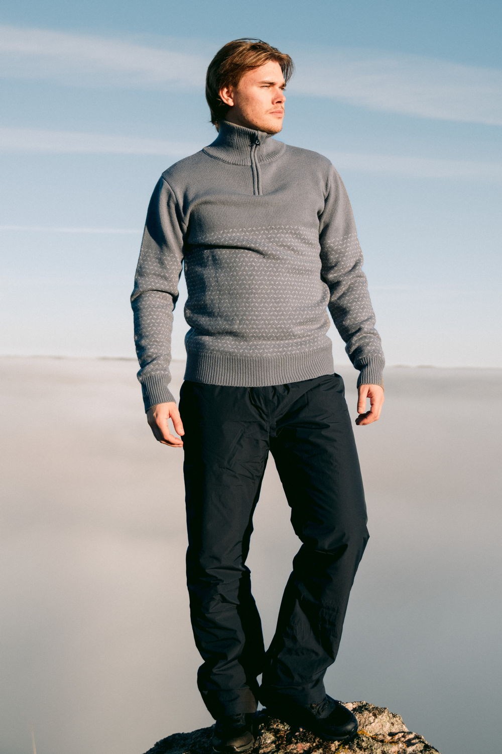 Vaberg Half Zip ullgenser
