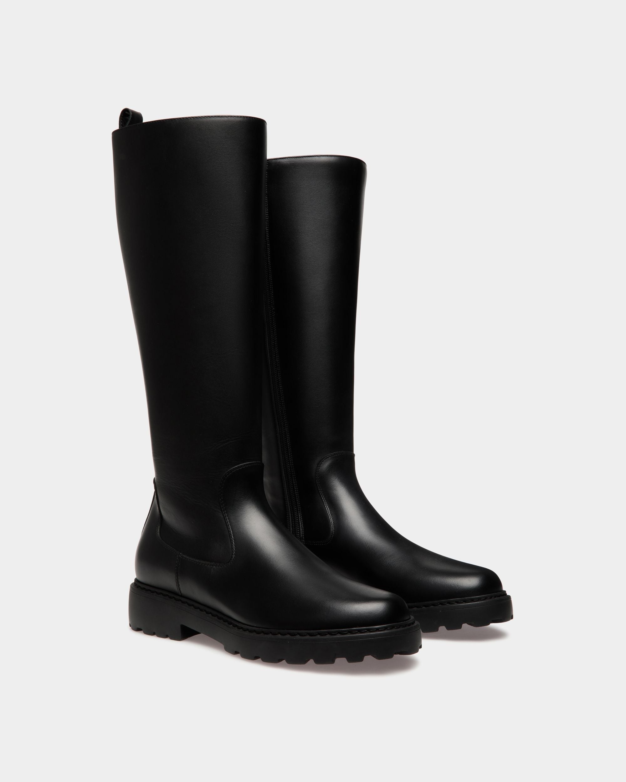 Gusto Stiefel Aus Leder In Schwarz