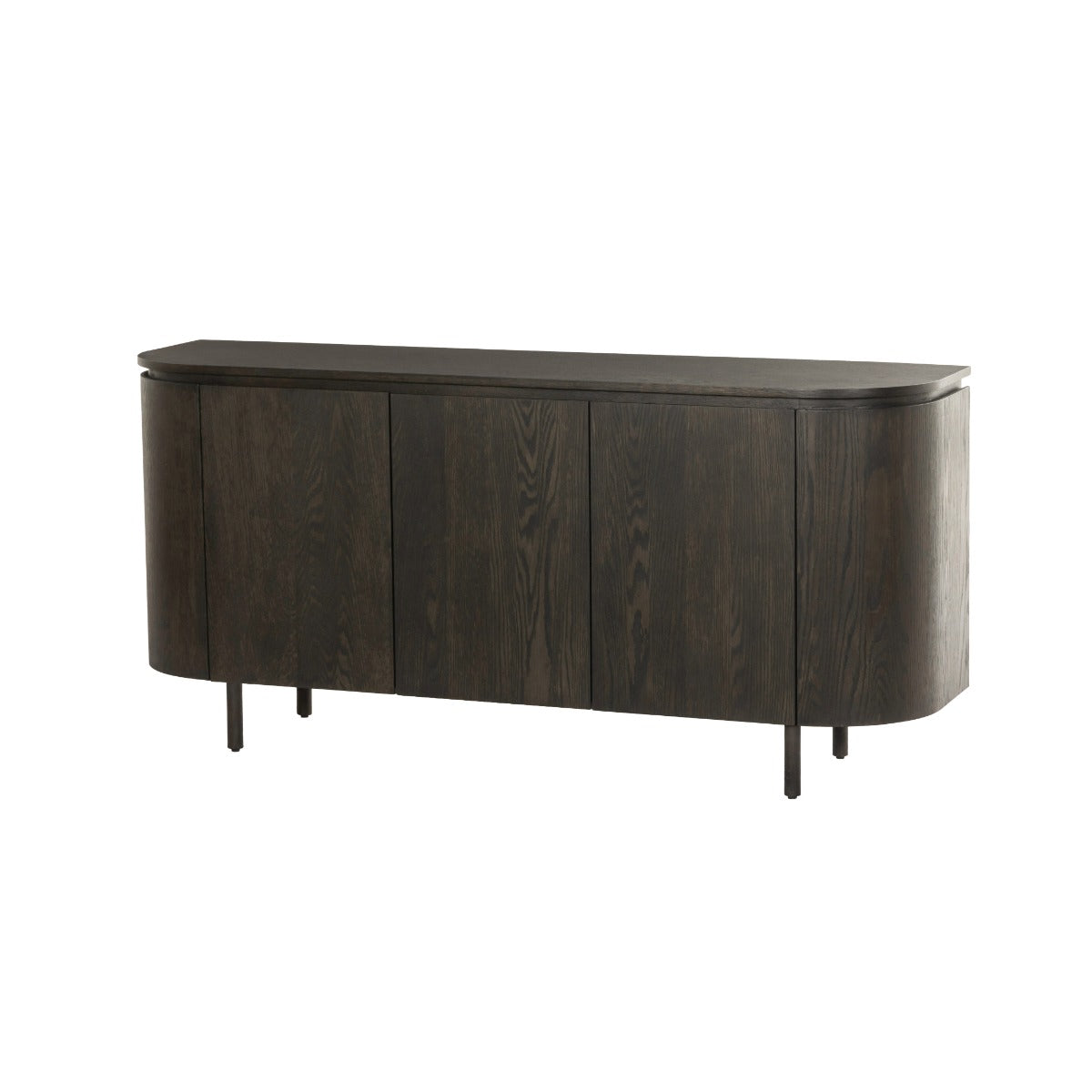 Livingfurn - Dressoir Bruin Eikenfineer - 170x43x81cm - Tobago