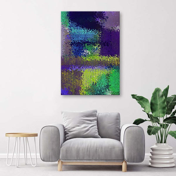 Feeby Obraz na płótnie Fioletowa abstrakcja 40x60