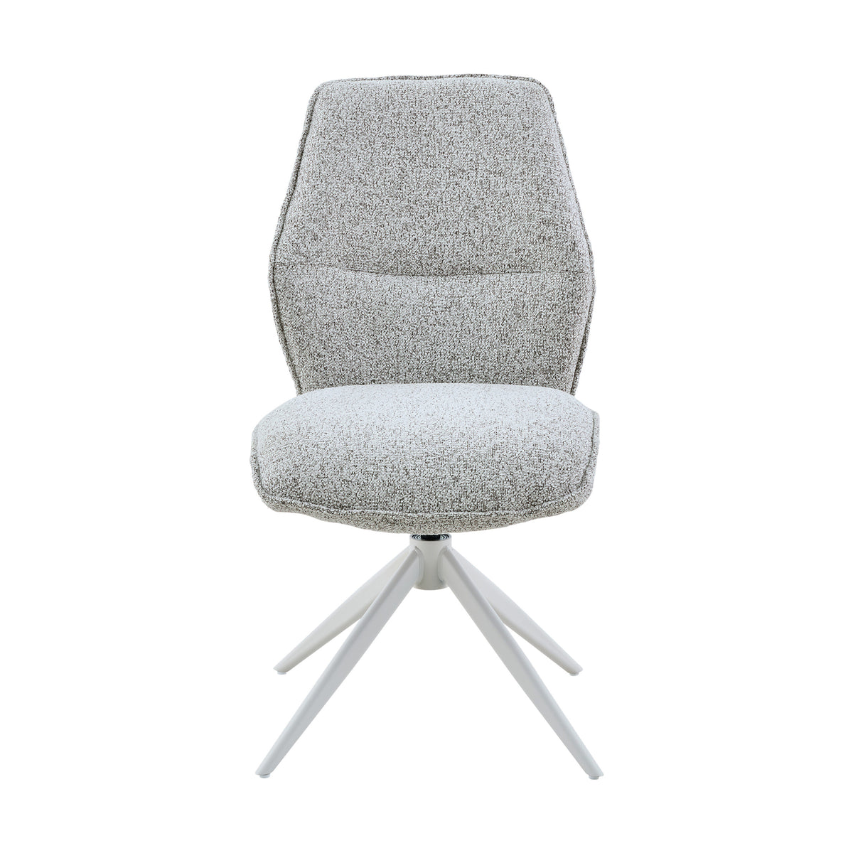 Starfurn eetkamerstoel Hera - grijs - 63x63x83cm - Set van 2