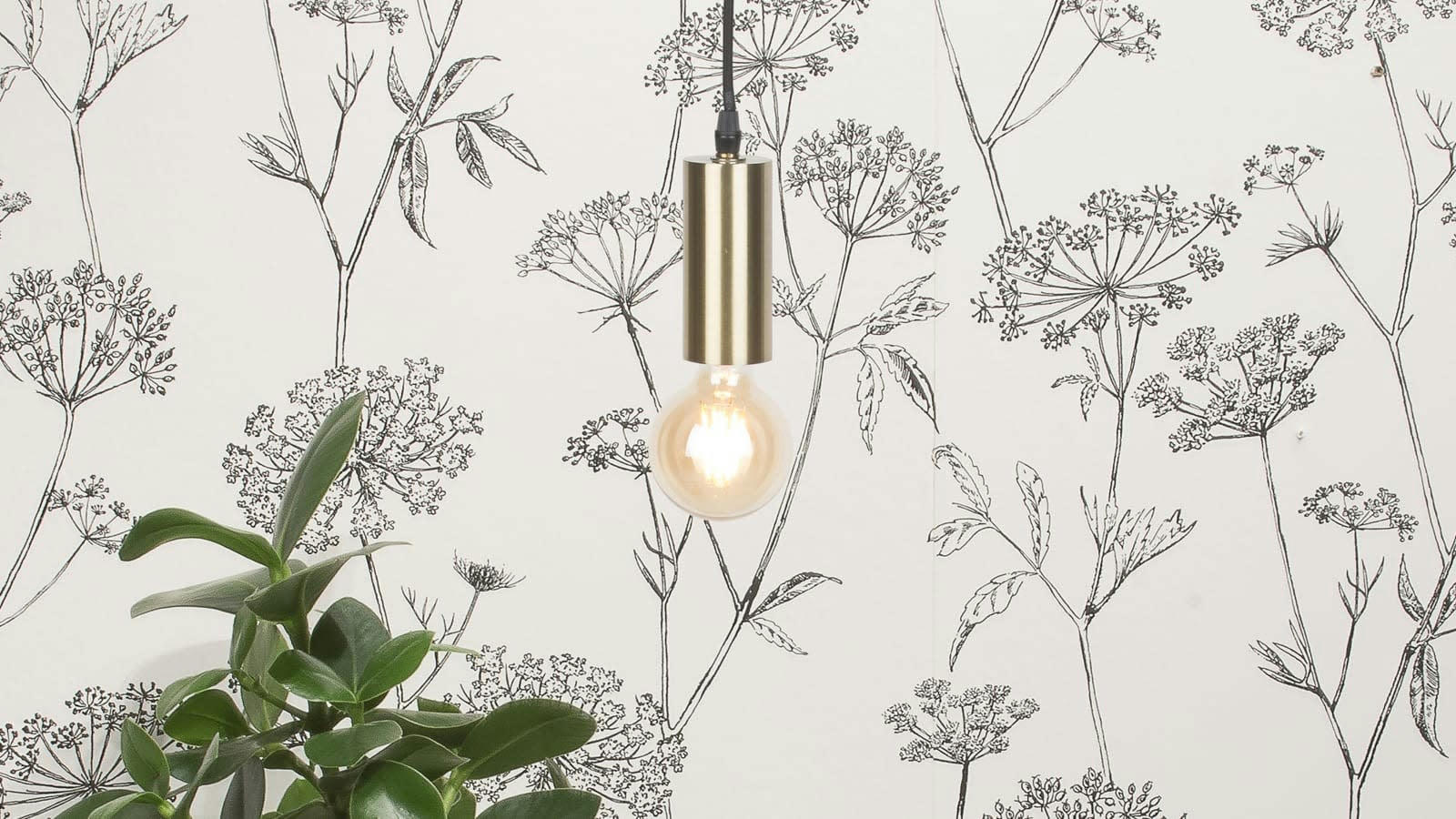 CANNES - Suspension en fer doré H11cm