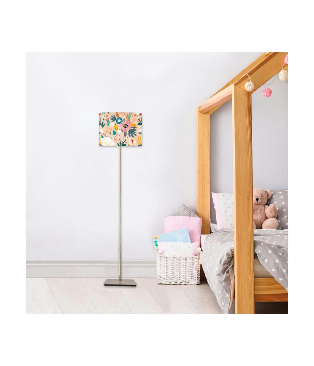 ENFANT - Abat-jour lampadaire enfant Floral Nymphéa D: 45 x H: 25