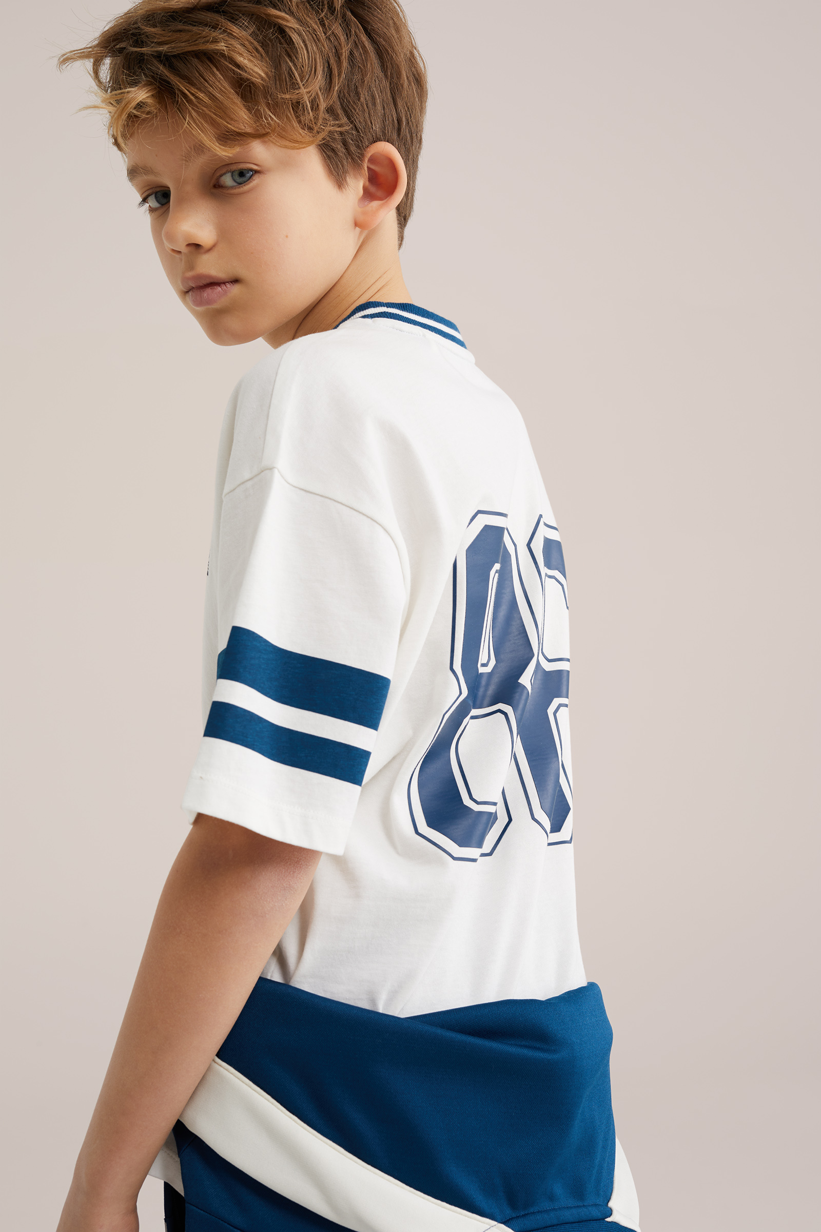 Jongens T-shirt met streep