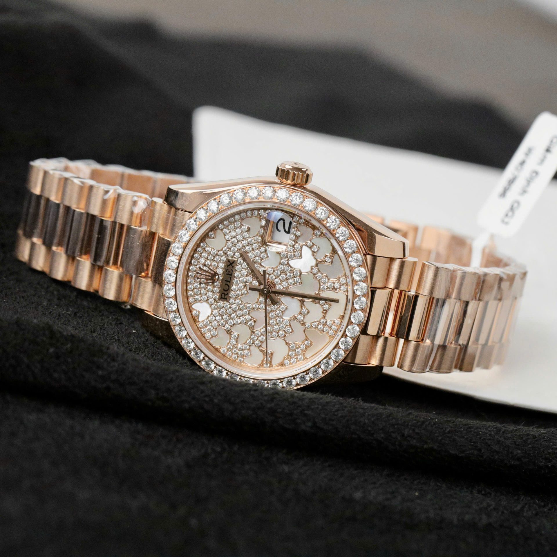 Rolex Datejust 278285rbr-0010 RG Plated Diamond Dial 31mm Super Clone