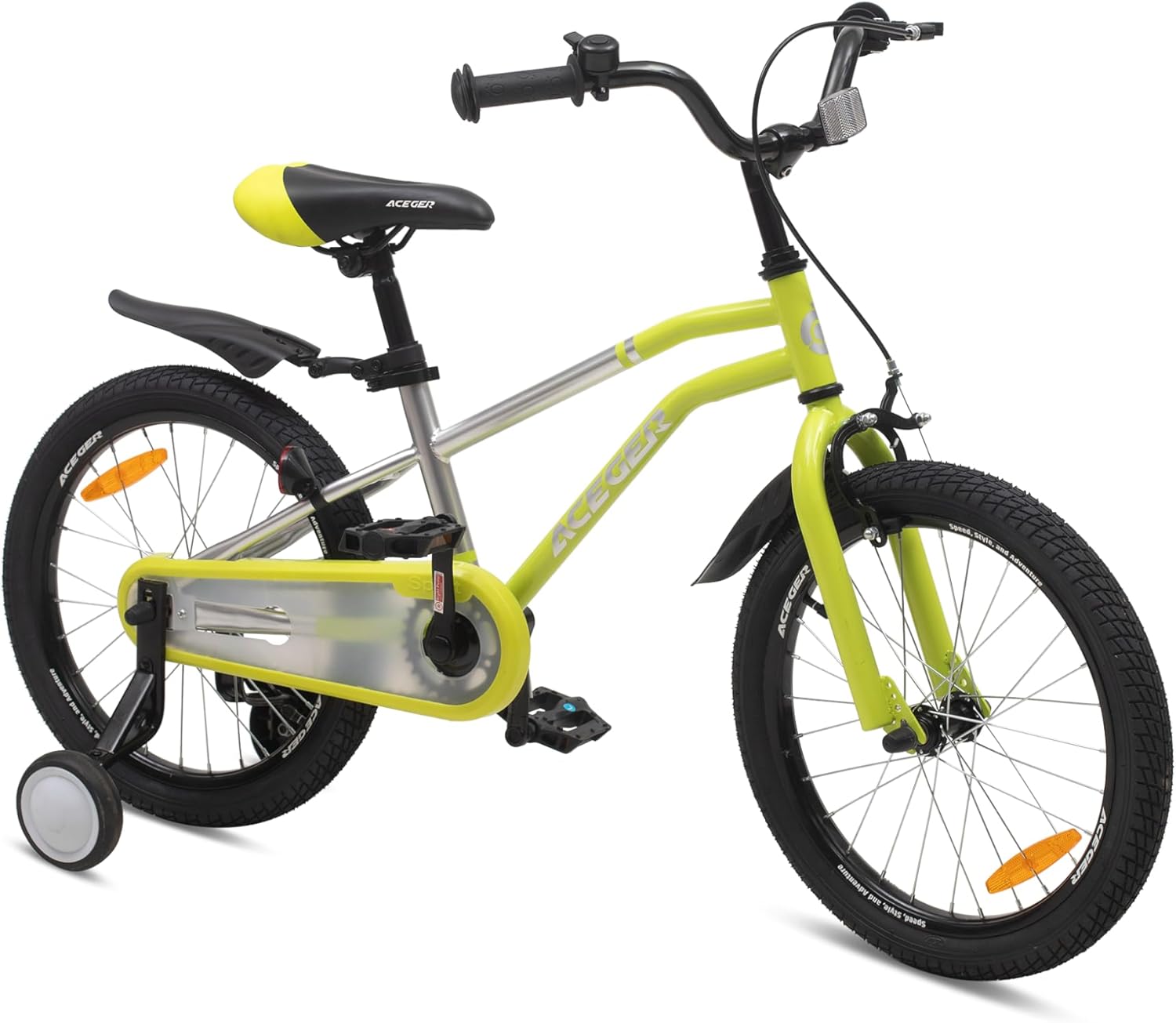 ACEGER Kids Bike for Ages 2-12 Years Old Boys Girls and Toddler, 12 14 16 18 Inch Children Bicycle with Training Wheels, 20 Inch Bike with Kickstand, Multiple Colors.