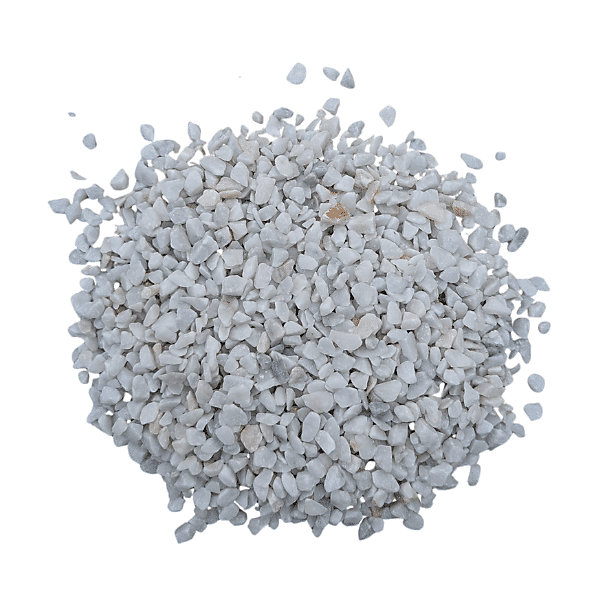 Gravier marbre blanc cristal 8/12 mm - Pack 5 Big Bag 1,5T - 100 m²