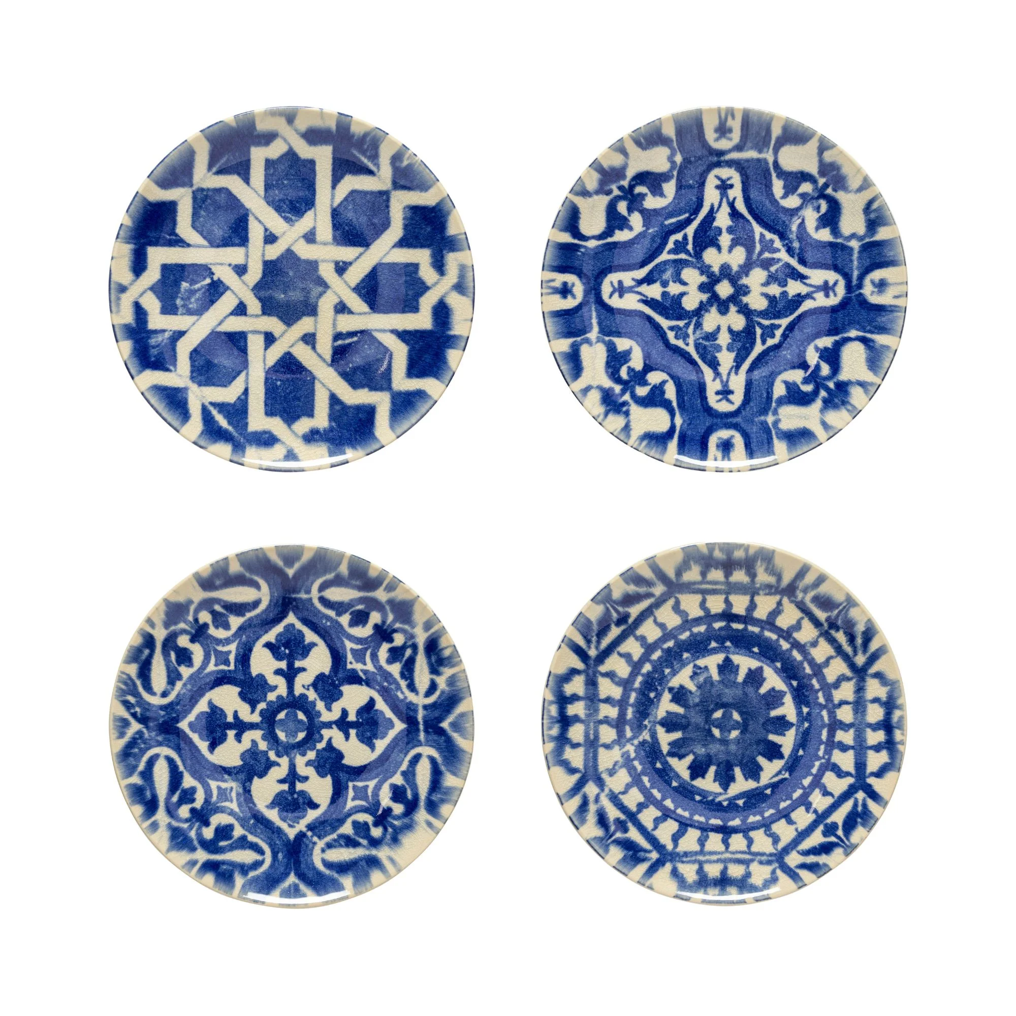 Set 4 Appetizer Plates Algarve - Elements