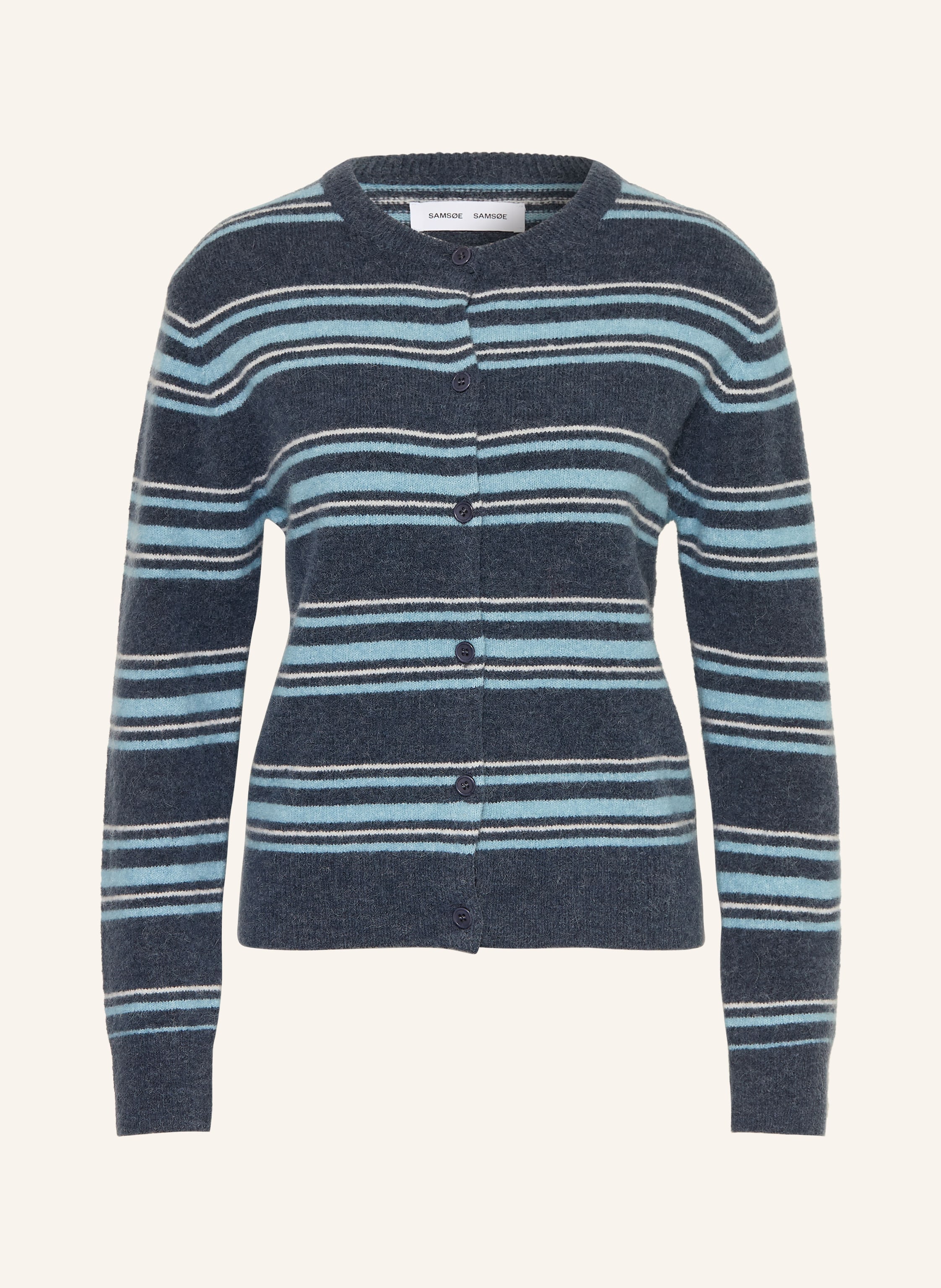 SAMSØE  SAMSØE Strickjacke NOR mit Alpaka