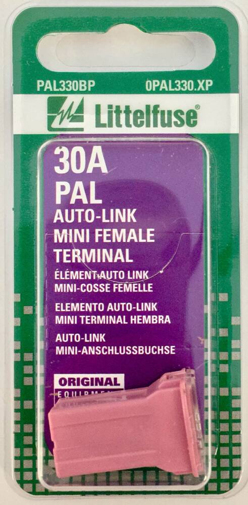 Littelfuse Automotive 30A Mini PAL Fuse, Female