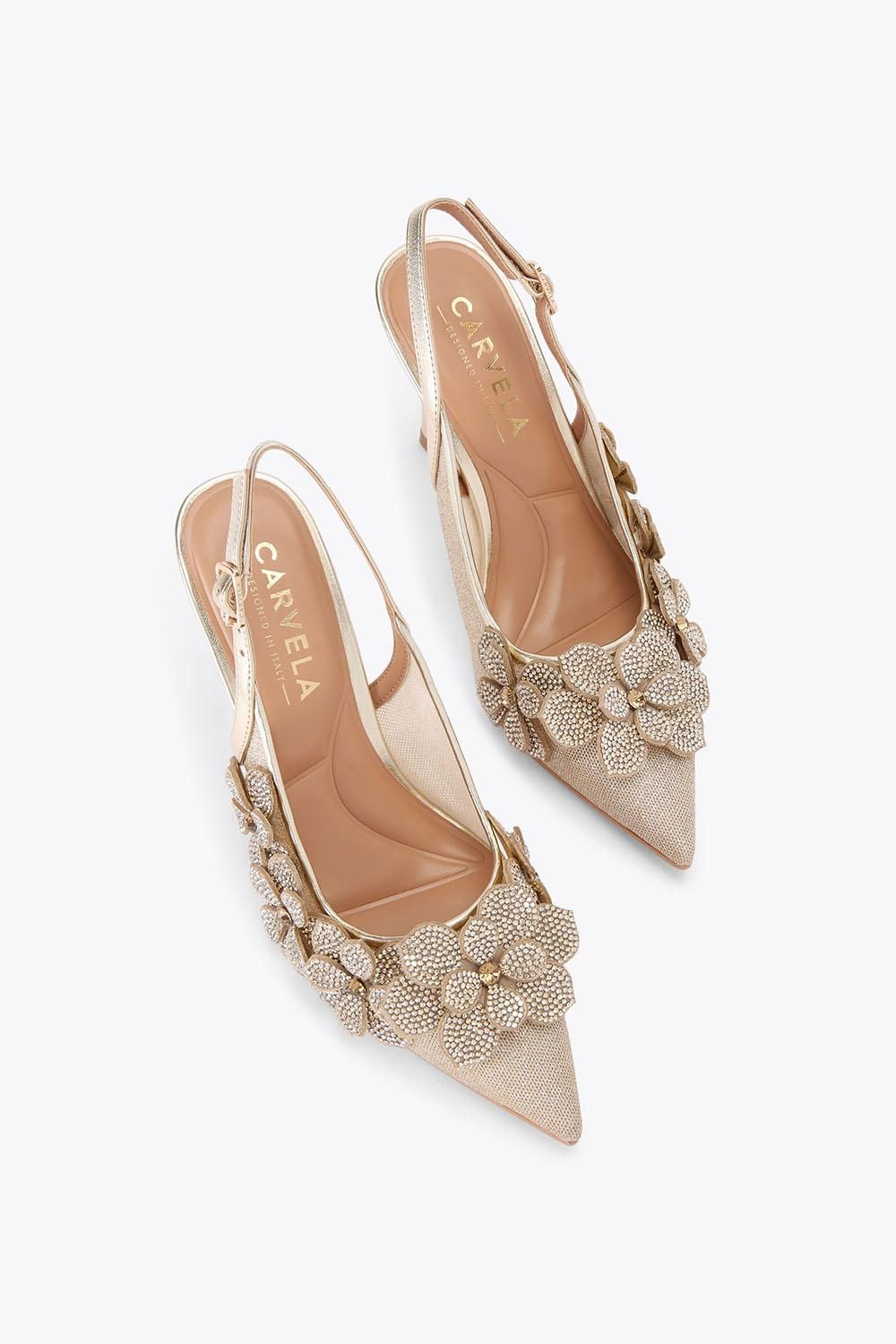 Carvela Petalo Court' Fabric Heels
