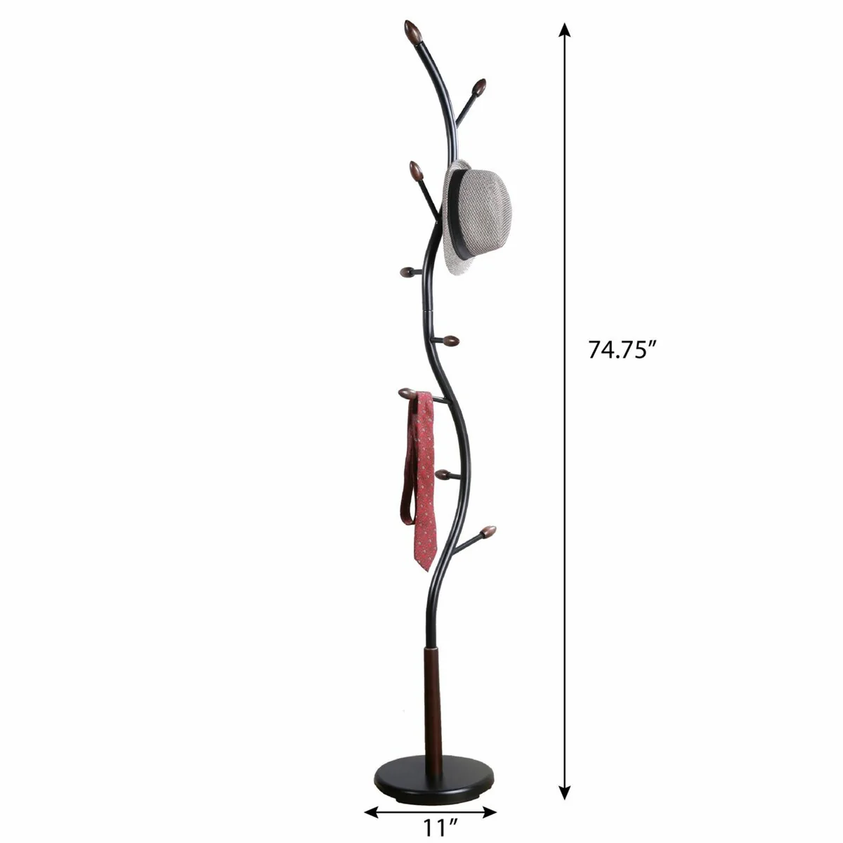 Metal Vertical Coat Rack