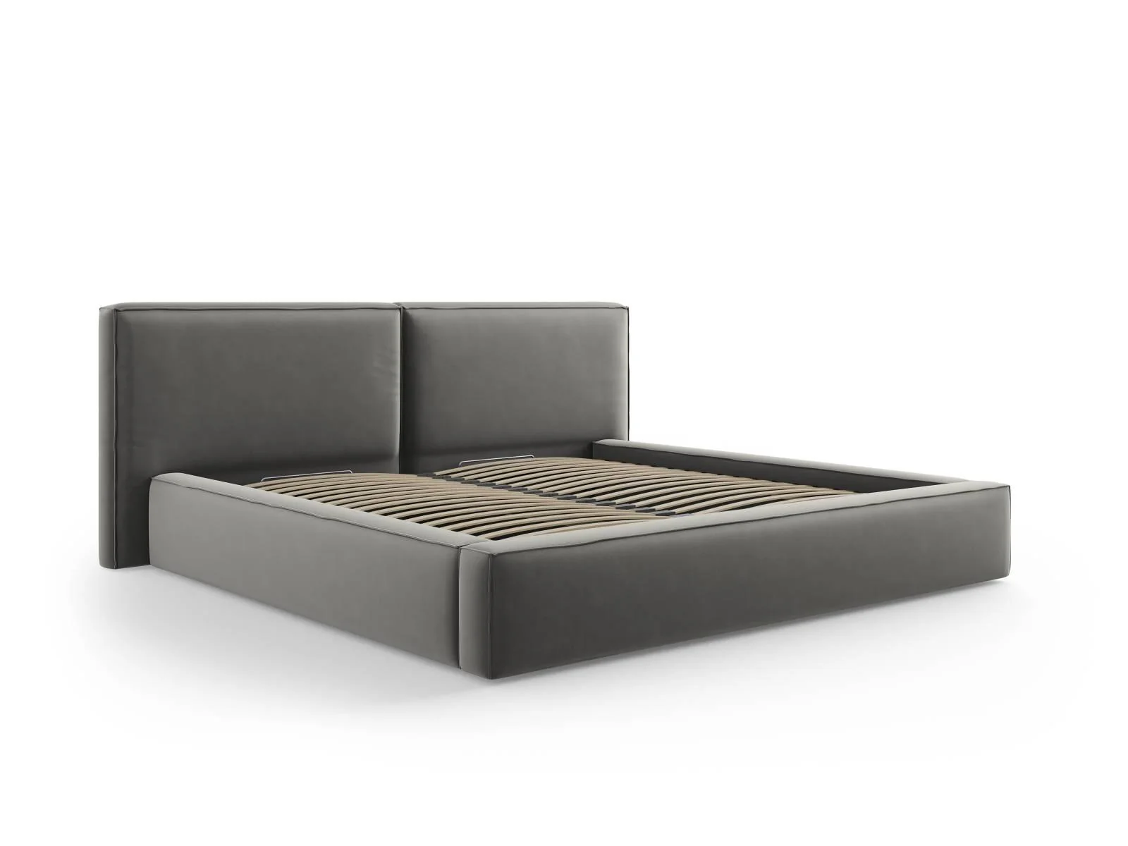 Bedframe Jodie met opbergruimte velvet 200 x 200 cm