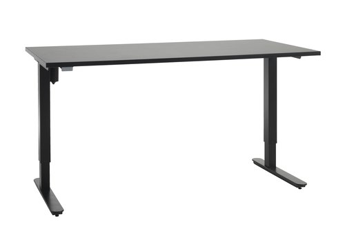 Adjustable desk SLANGERUP 80x160 black