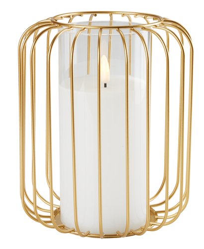 Hurricane KRESTER D15xH18cm gold with LED