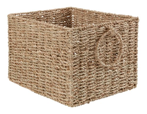 Basket GREG W25xL29xH20cm natural