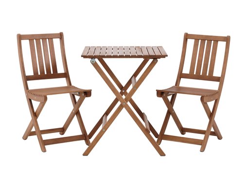 EGELUND L60 table + 2 EGELUND chair hardwood