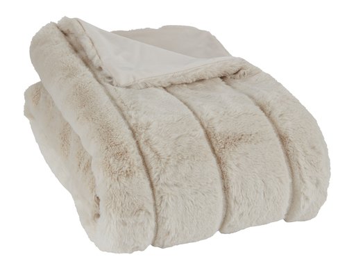 Throw STAVKLOKKE 130x170 beige