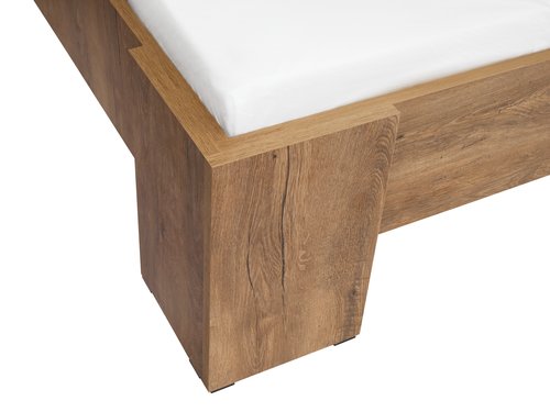 Bed frame VEDDE Super King wild oak
