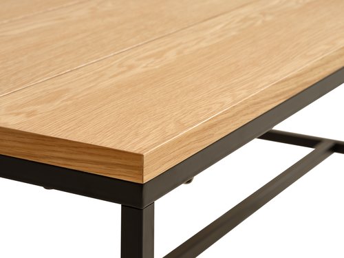 Coffee table TEBSTRUP 60x110 oak/black