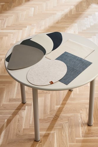 Place mat VALLMO 33x42 mottled dark grey