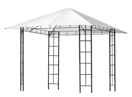 Gazebo roof FAABORG W3xL3m white