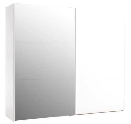 Wardrobe TARP 250x221 w/mirror white