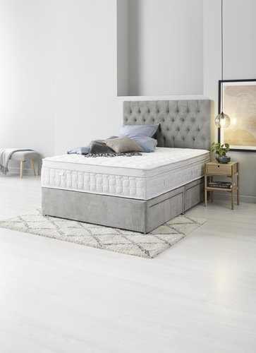 Divan base GOLD D10 4 Drawer Double Grey-49