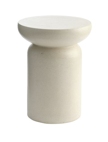 End table LYDUM D34 grey/beige fiberstone