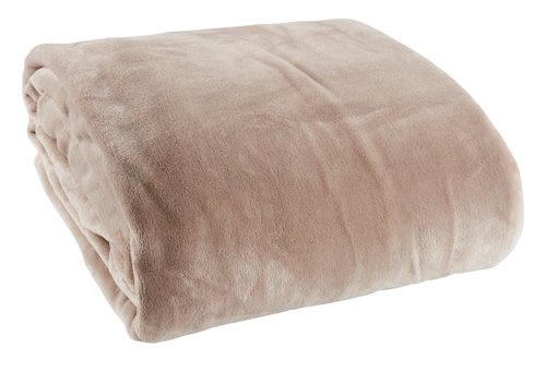 Throw GULSKOLM 220x240 fleece taupe