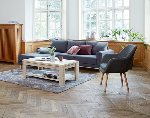Coffee table HASLUND 60x120 oak