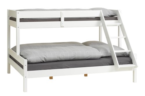 Bunk bed VESTERVIG 90/140x200 incl. ladder white