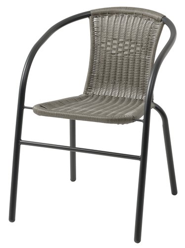 Stacking chair GRENAA black