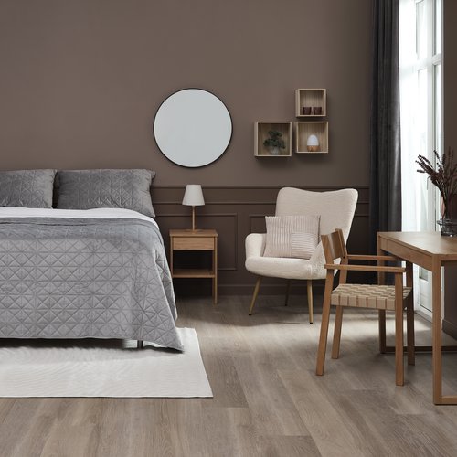 Curtain AUSTRA 1x140x300 velvet grey