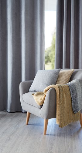 Curtain ANTEN 1x140x300 light grey