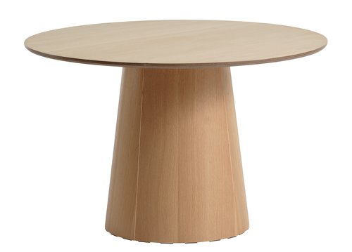 Dining table KLIPLEV D120 oak