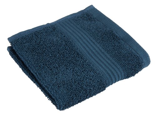 Face cloth KARLSTAD 28x30 navy KRONBORG