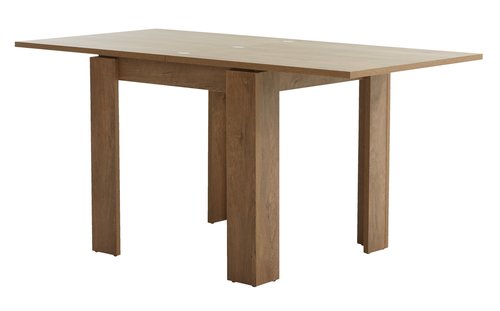 Dining table VEDDE 80x80/160 wild oak