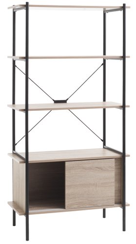 Shelving unit VANDBORG 4 shelves. 2 doors