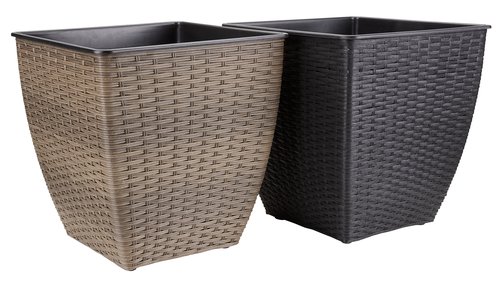 Planter basket ISLOM 38x38x39 assorted