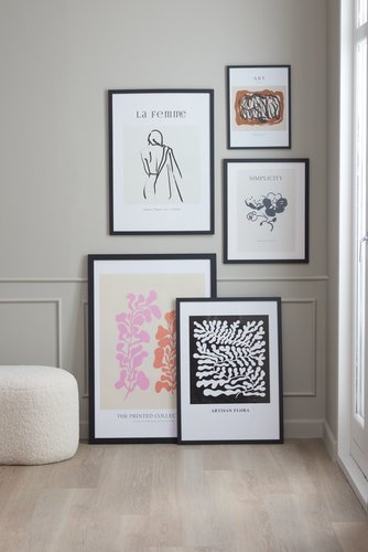 Picture frame OSCAR 50x70cm black