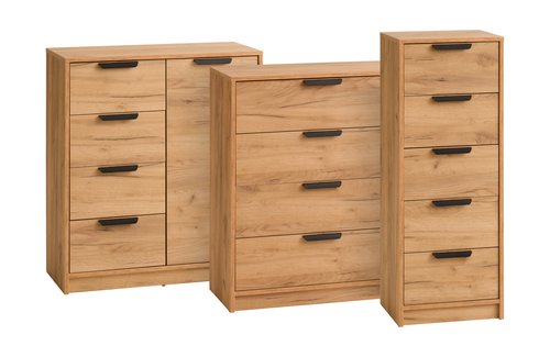 4 drawer chest JENSLEV oak